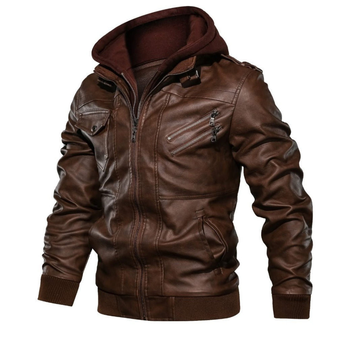 Herren Reißverschluss Jacke mit Kapuze | Moderne