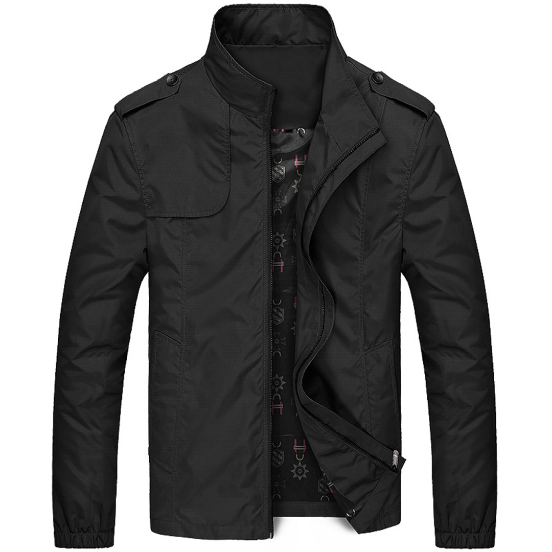 Herren Wasserdichte Freizeit Jacke | Reißverschluss
