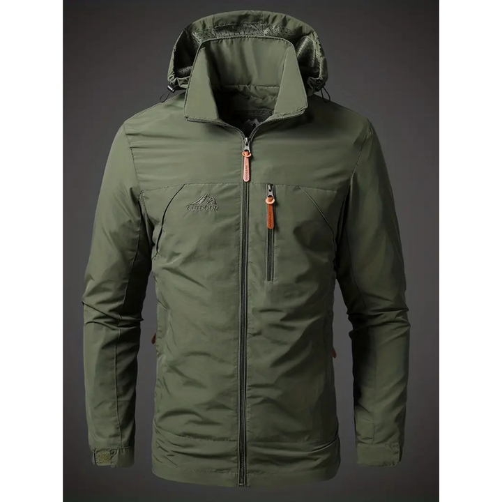 Herren Draußen Jacke mit Kapuze | Wasserdicht