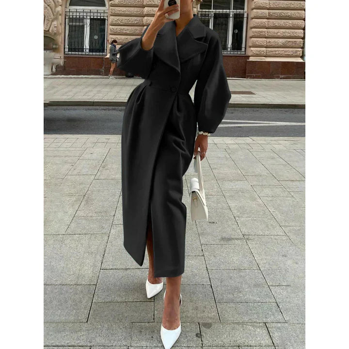 Damen Eleganter Trenchcoat | Lange Ärmel