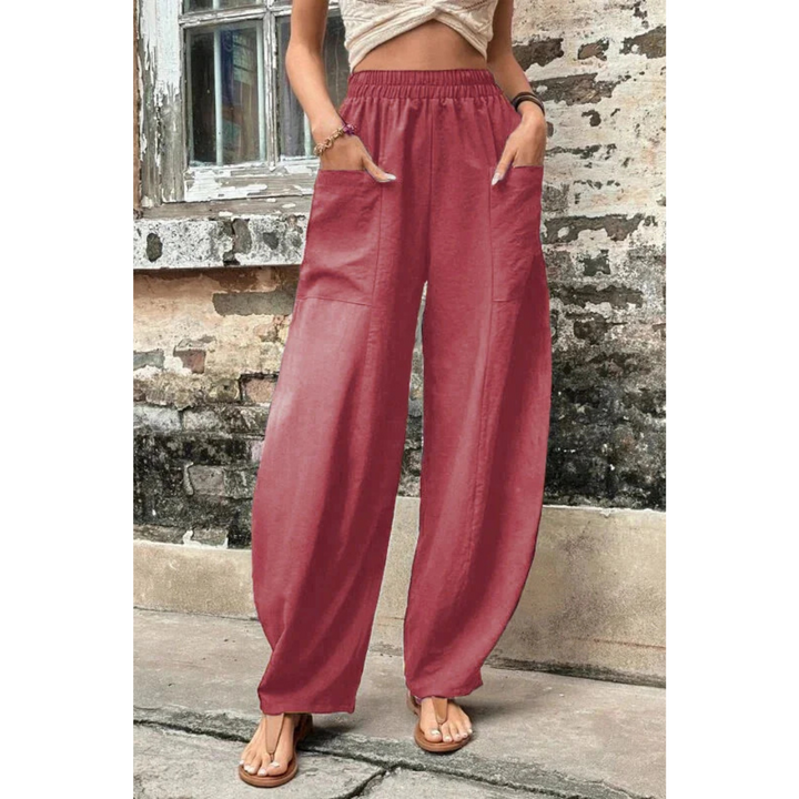 Damen Weite Hosen mit Weitem Bein | Lässig
