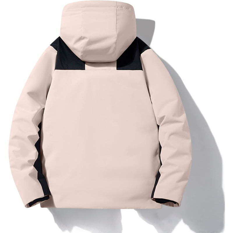 Unisex-Skijacke mit Kapuze und Taschen | Winter