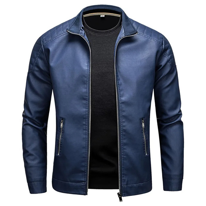 Herren Schlanke Passform Jacke mit Reißverschluss | Lange Ärmel