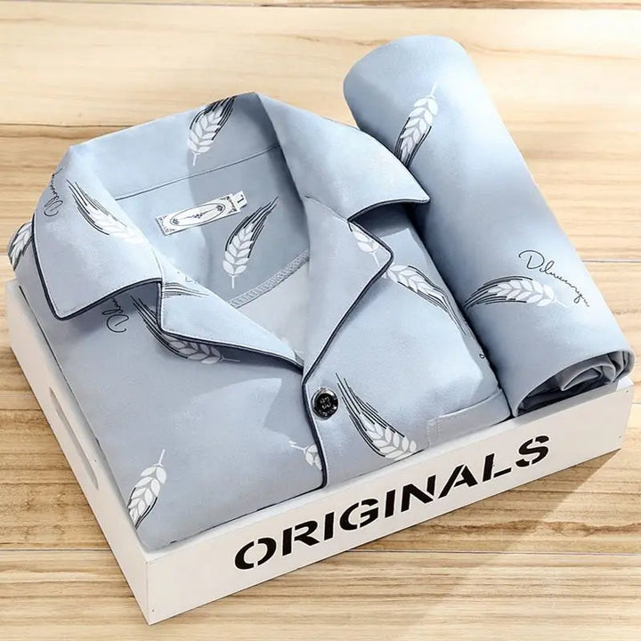 Stylisches pyjama-set für männer