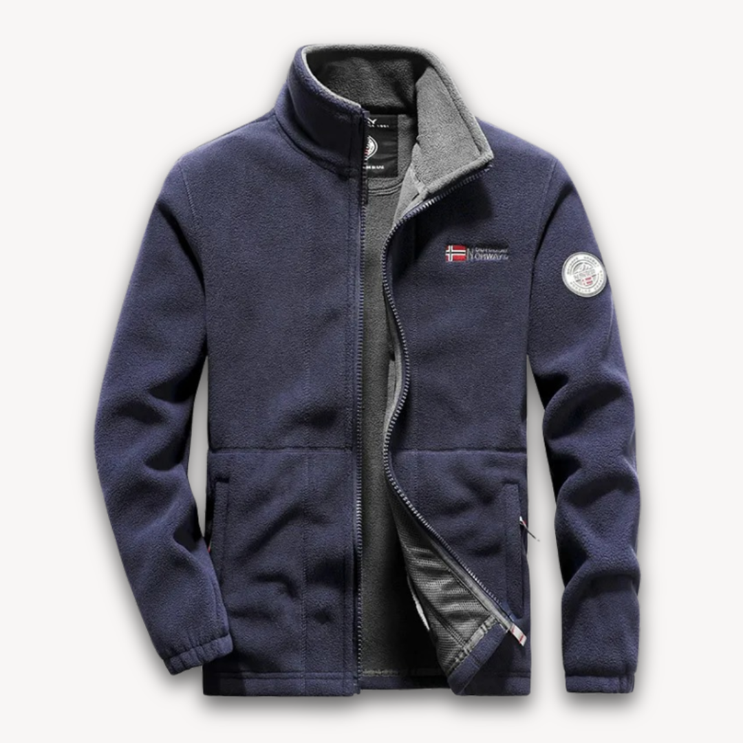 Herren Reißverschluss Lange Ärmel Jacke | Lässig