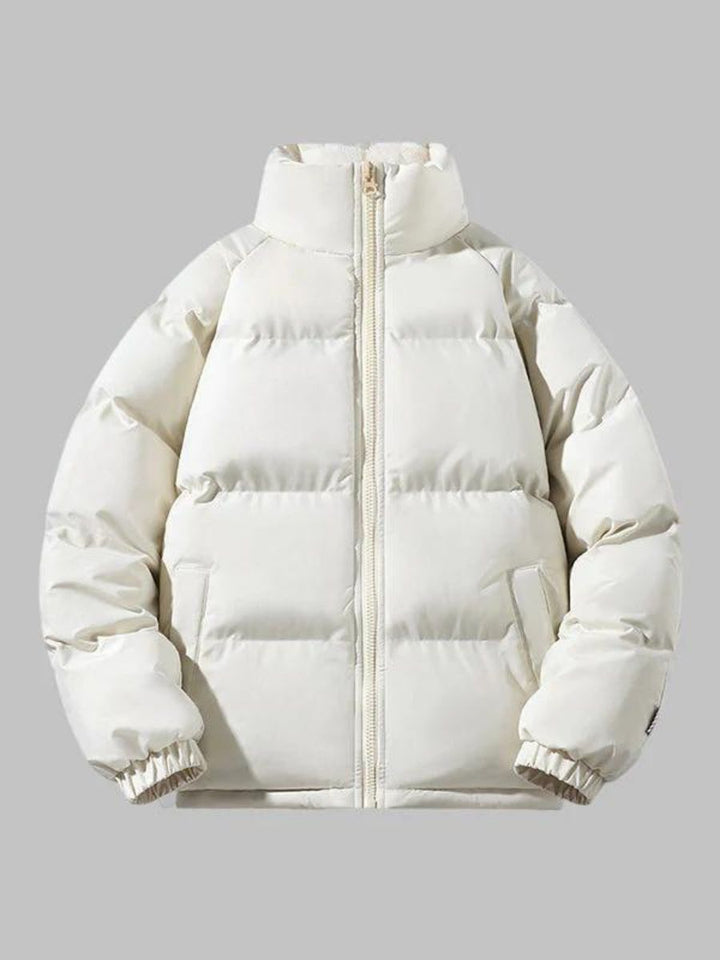 Herren Puffer Langarm Jacke | Reißverschluss