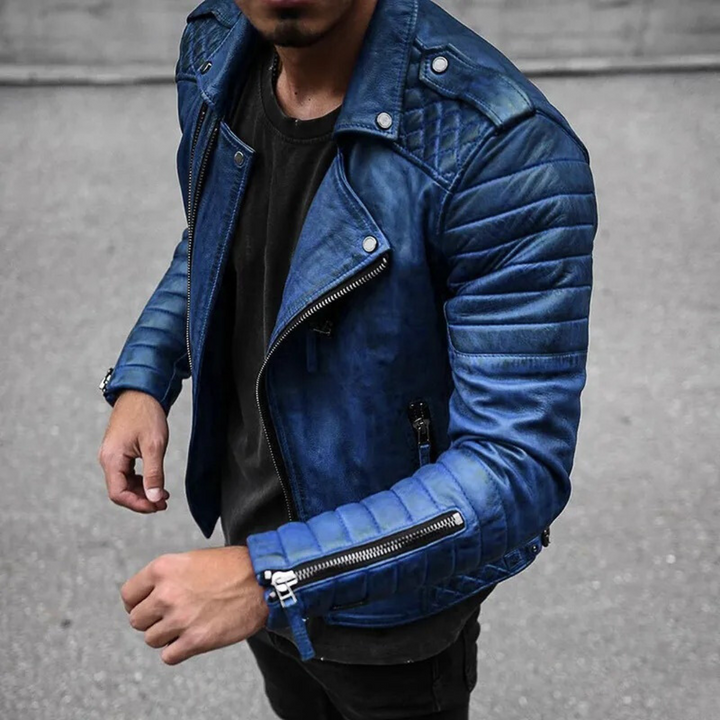 Herren Stylische jacke mit Reißverschluss | Lange Ärmel