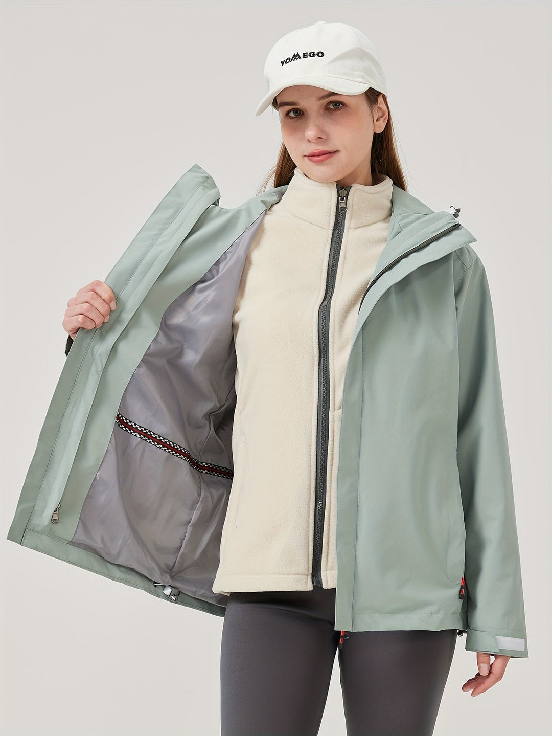 Damen Winter-Skijacke mit Kapuze | Draußen