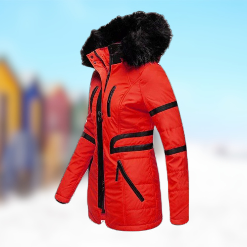 Moderne Winterjacke mit Kapuze für Damen | Vielseitig