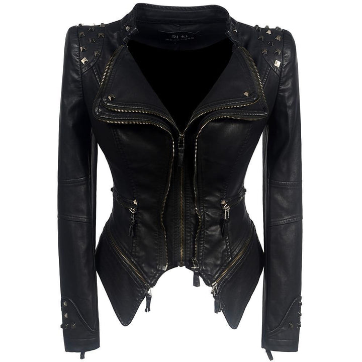 Dunkle Gothic Jacke für Damen | Lässig