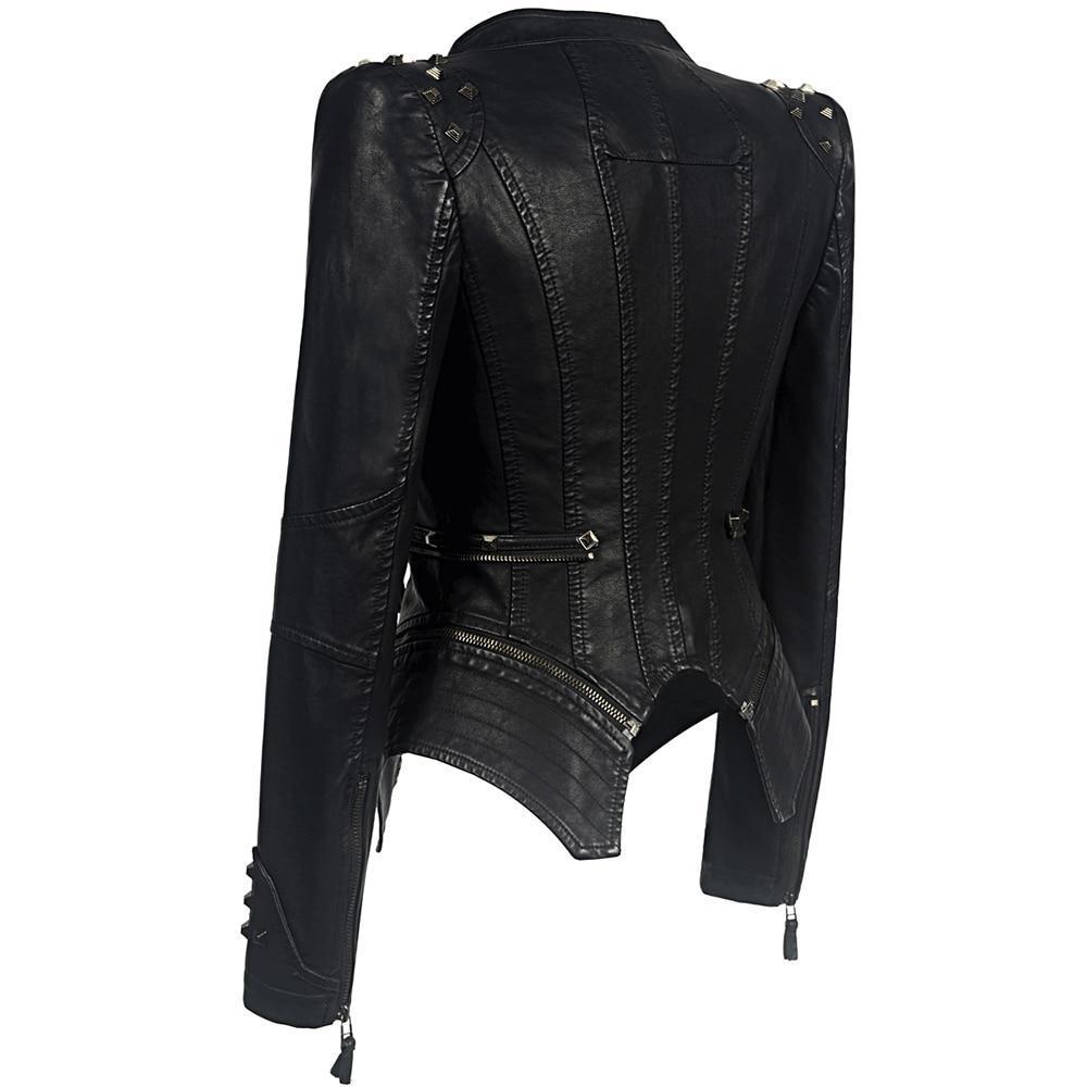Dunkle Gothic Jacke für Damen | Lässig