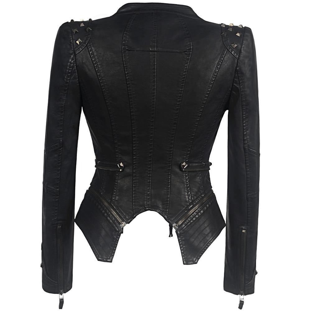 Dunkle Gothic Jacke für Damen | Lässig
