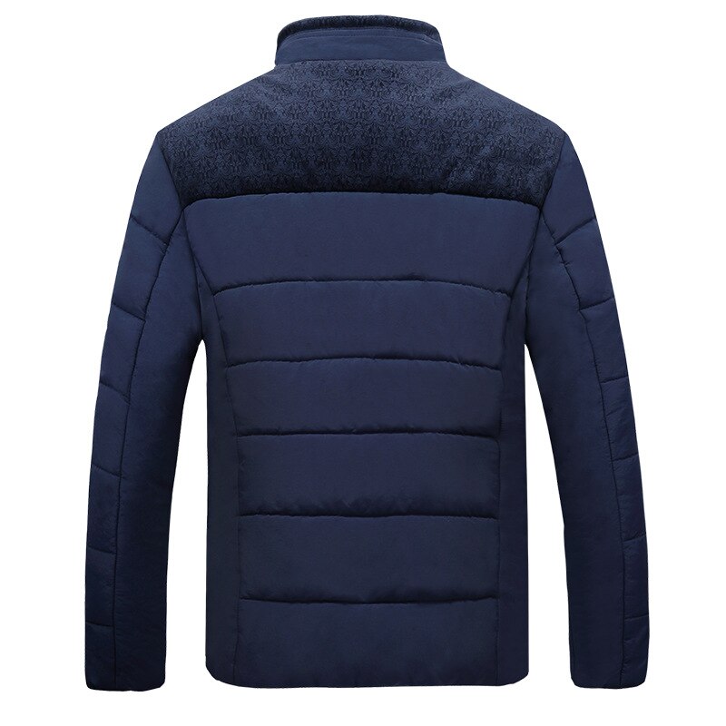 Luxuriöse fleece-steppjacke