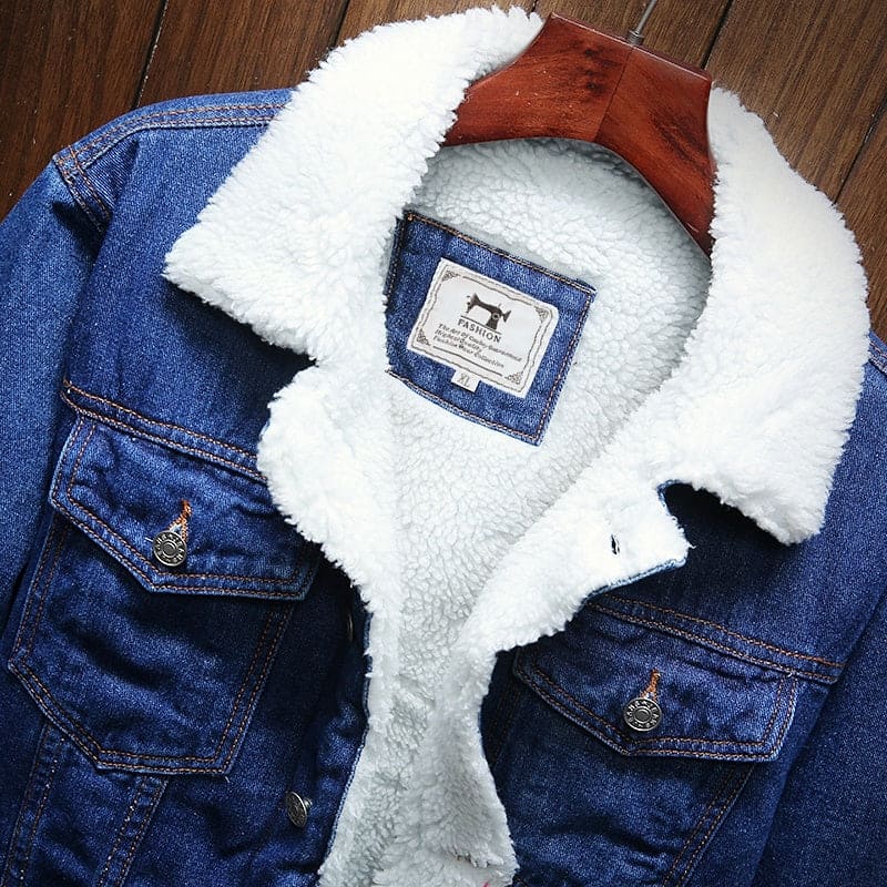 Herren Knopf Daunen Warme Jacke | Lange Ärmel