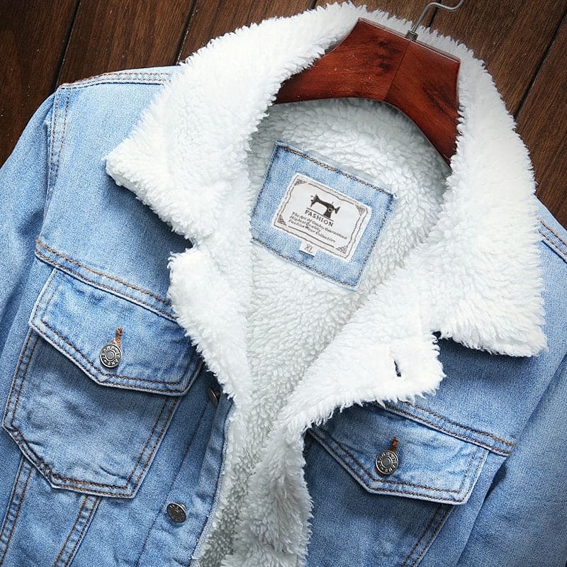 Herren Knopf Daunen Warme Jacke | Lange Ärmel