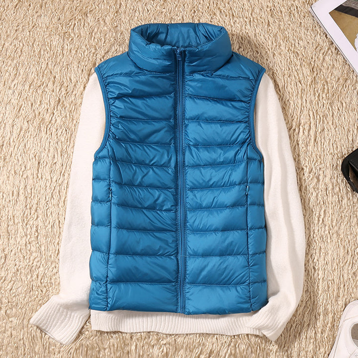 Damen Schlanke Passform Puffer Weste | Ärmellos