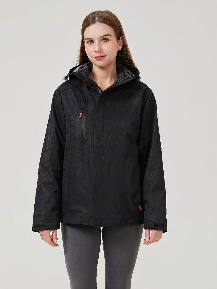Damen Winter-Skijacke mit Kapuze | Draußen