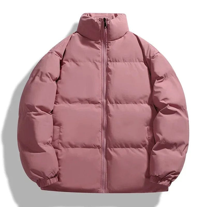 Herren Stehkragen-Reißverschlussjacke | Puffer