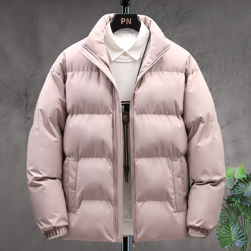 Herren Dick gefütterte Winterjacke | Reißverschluss