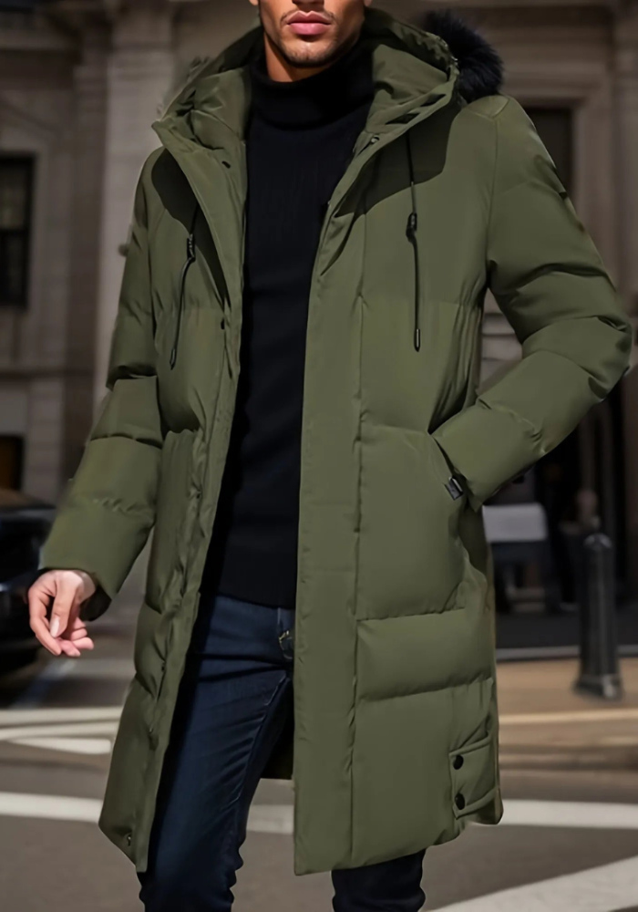 Modern Lange Parka Herren | Funktional