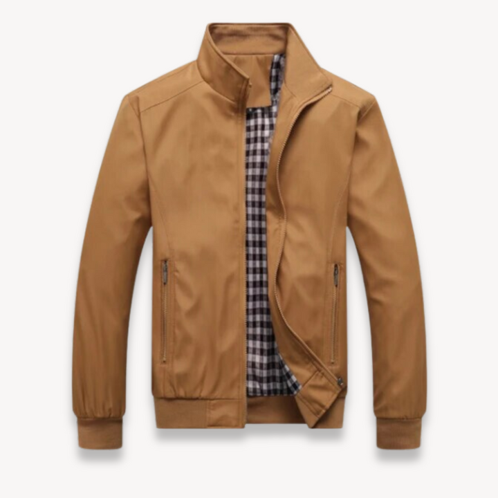 Herren Moderne Stehkragen jacke | Stilvoll