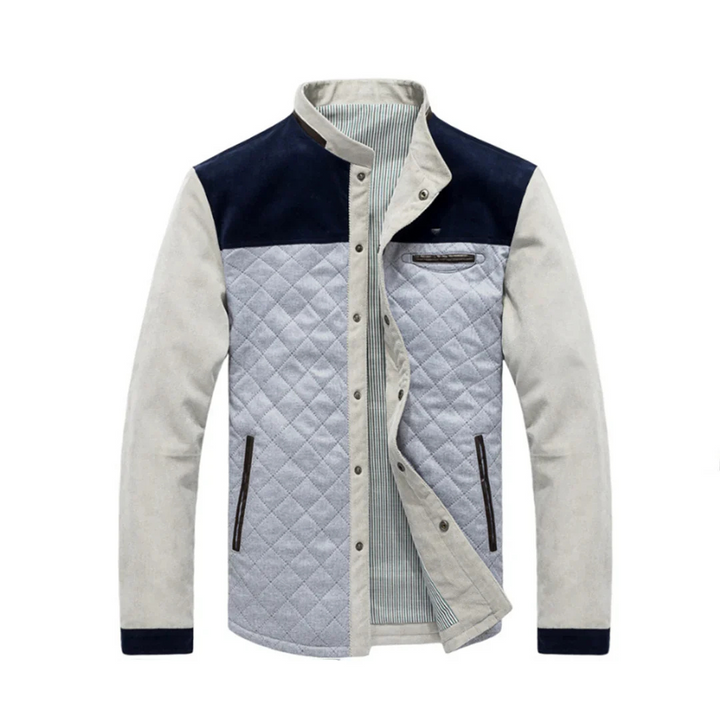 Herren Lässige Stehkragen Jacke | Gepolstert
