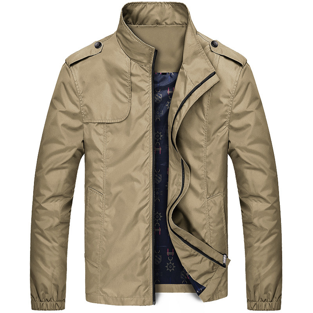 Herren Wasserdichte Freizeit Jacke | Reißverschluss