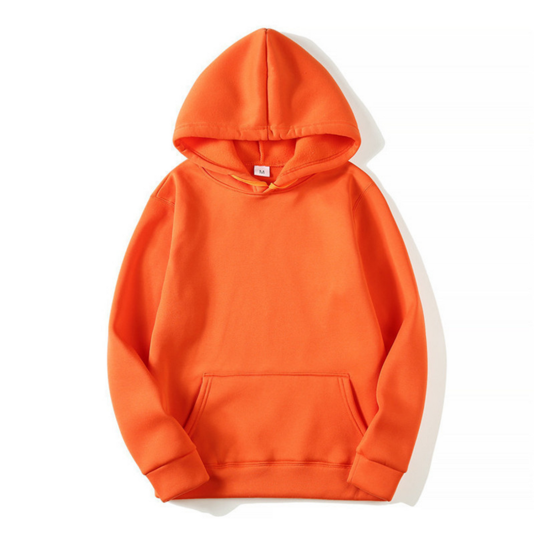 Lässige herren-hoodie mit kängurutasche