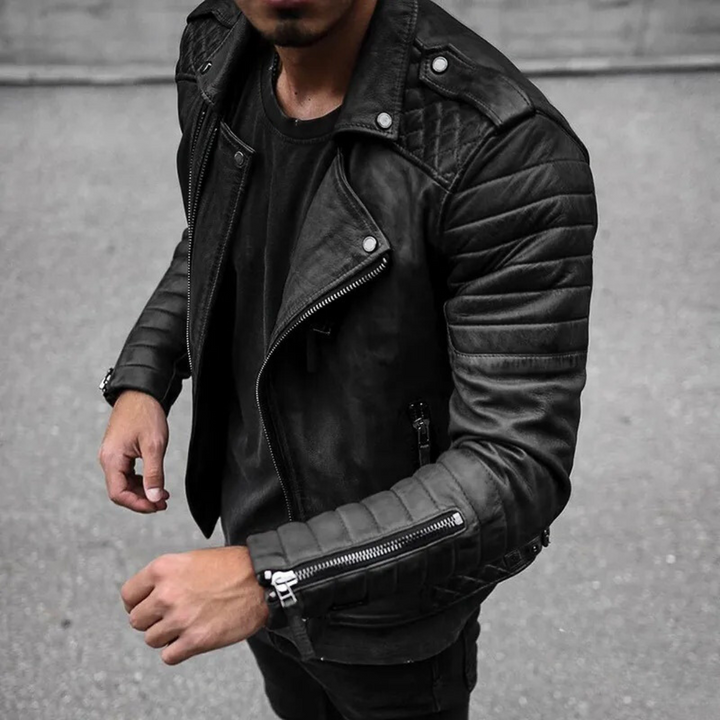 Herren Stylische jacke mit Reißverschluss | Lange Ärmel
