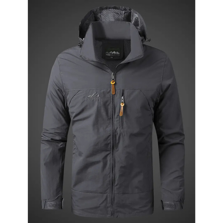 Herren Draußen Jacke mit Kapuze | Wasserdicht