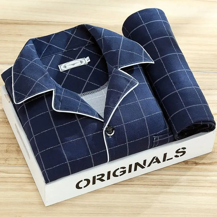 Stylisches pyjama-set für männer