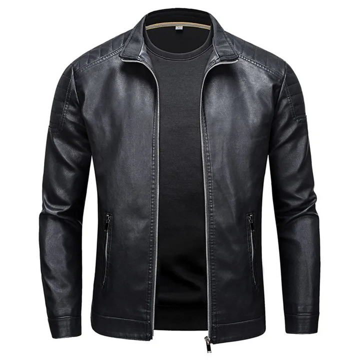 Herren Schlanke Passform Jacke mit Reißverschluss | Lange Ärmel