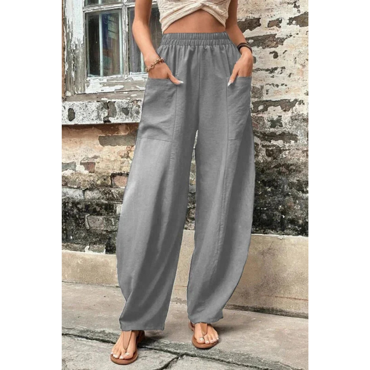 Damen Weite Hosen mit Weitem Bein | Lässig