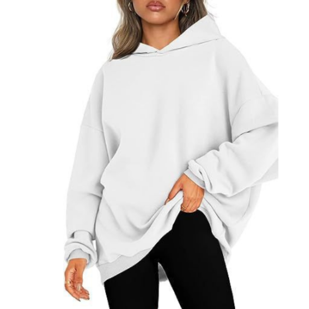 Gemütlicher lässiger oversized hoodie für damen