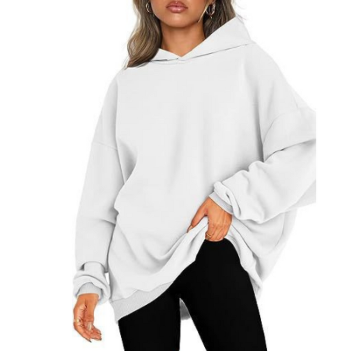 Gemütlicher lässiger oversized hoodie für damen
