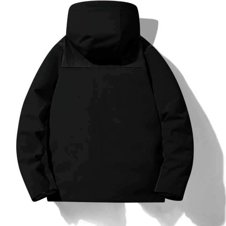 Unisex-Skijacke mit Kapuze und Taschen | Winter