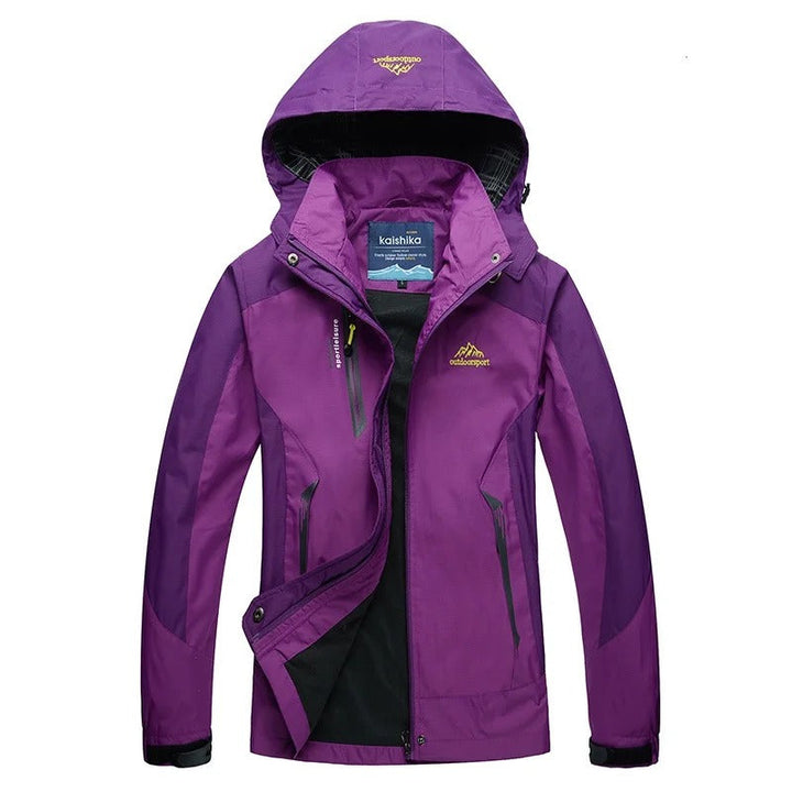 Funktionale Skijacke mit Kapuze für Damen | Winddicht