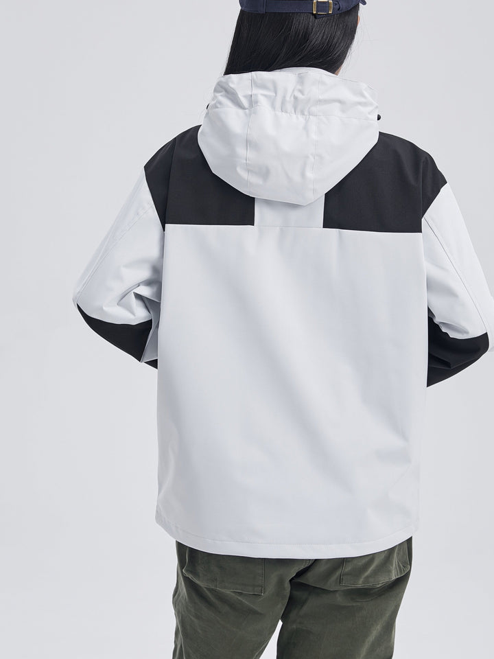 Modulare Outdoor-Winterjacke mit Kapuze für Herren | Gekürzt