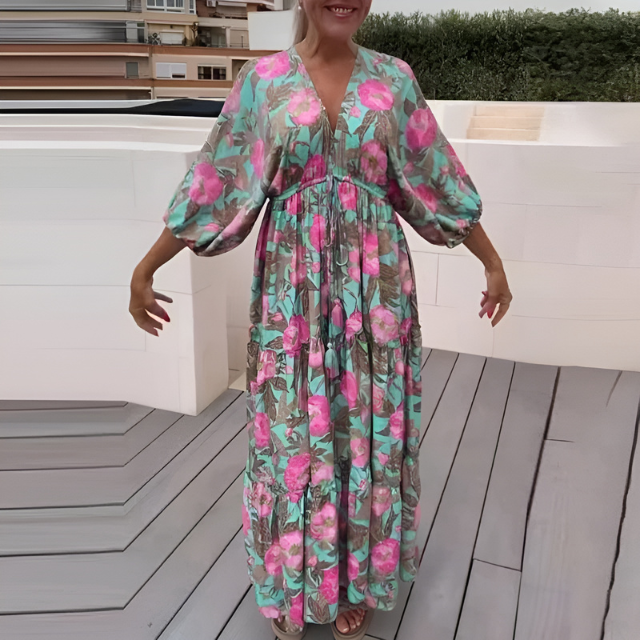 Lässiges lockeres sommerkleid