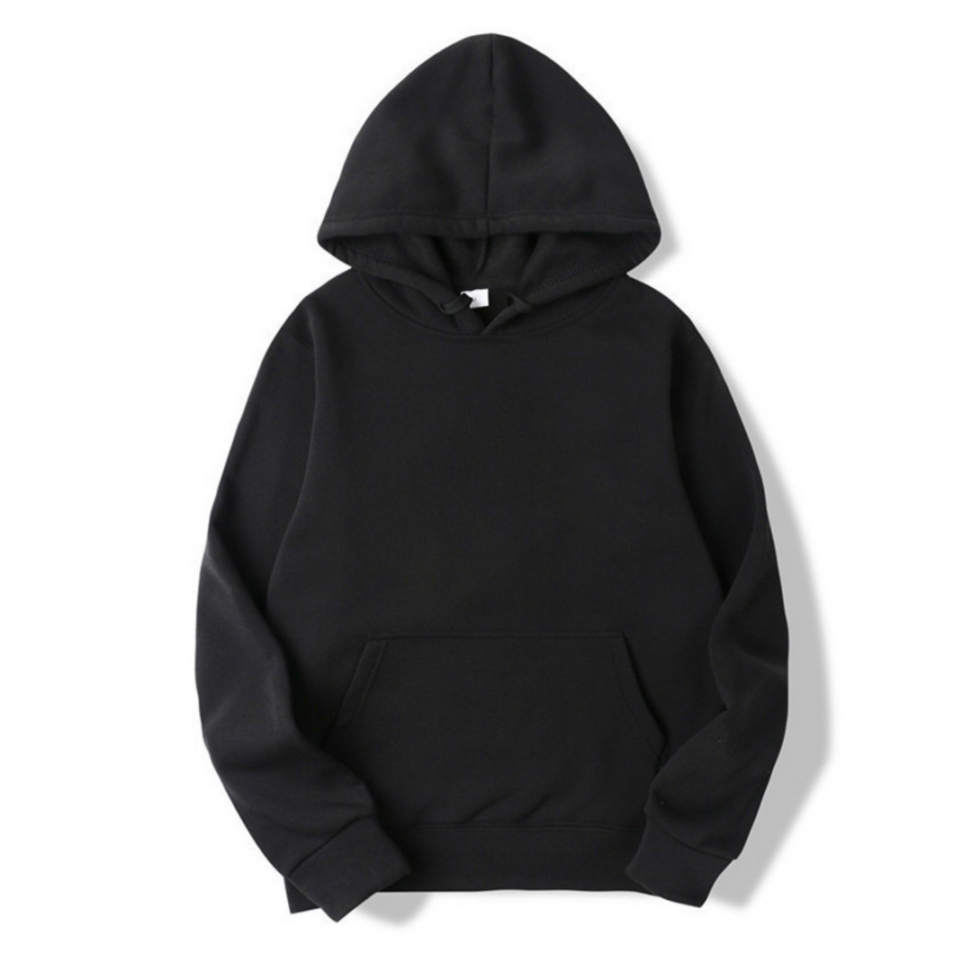 Lässige herren-hoodie mit kängurutasche