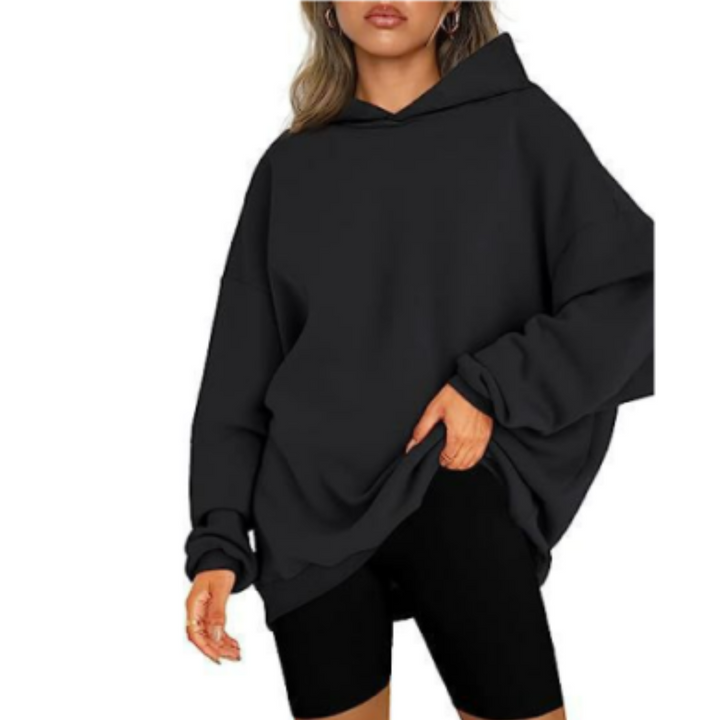 Gemütlicher lässiger oversized hoodie für damen