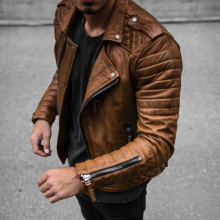 Herren Stylische jacke mit Reißverschluss | Lange Ärmel