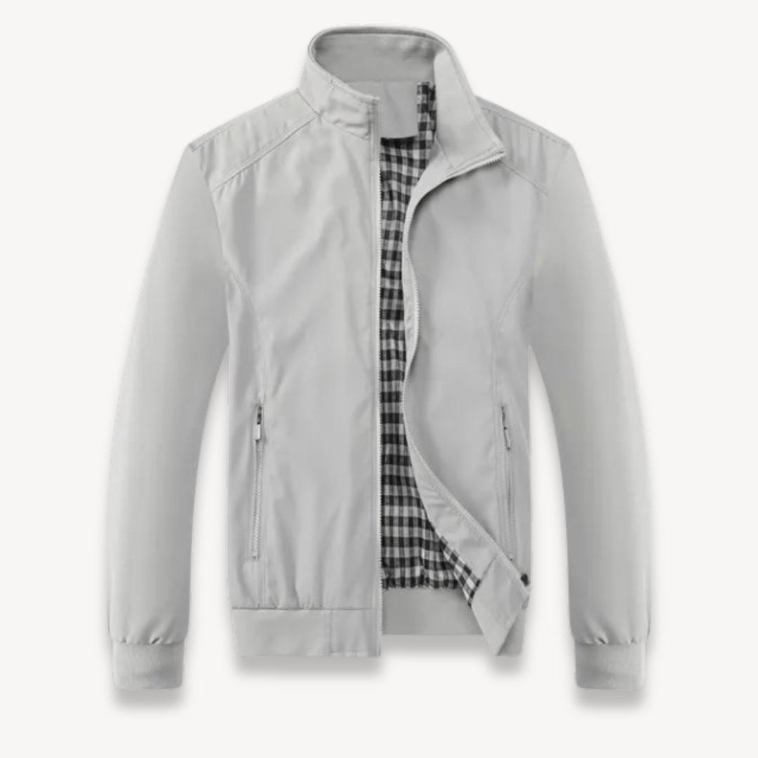 Herren Moderne Stehkragen jacke | Stilvoll
