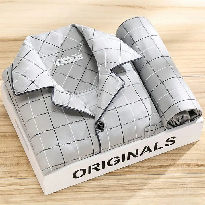 Stylisches pyjama-set für männer