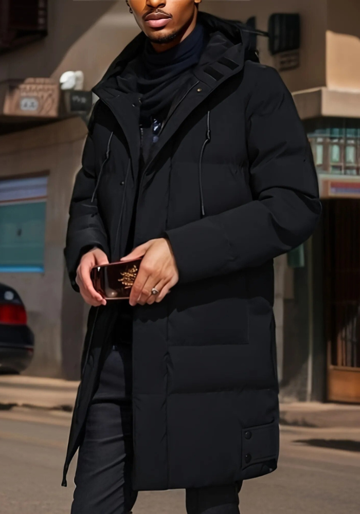 Modern Lange Parka Herren | Funktional