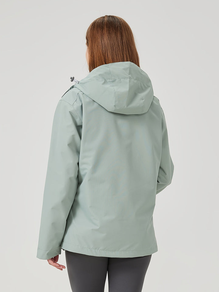 Damen Winter-Skijacke mit Kapuze | Draußen