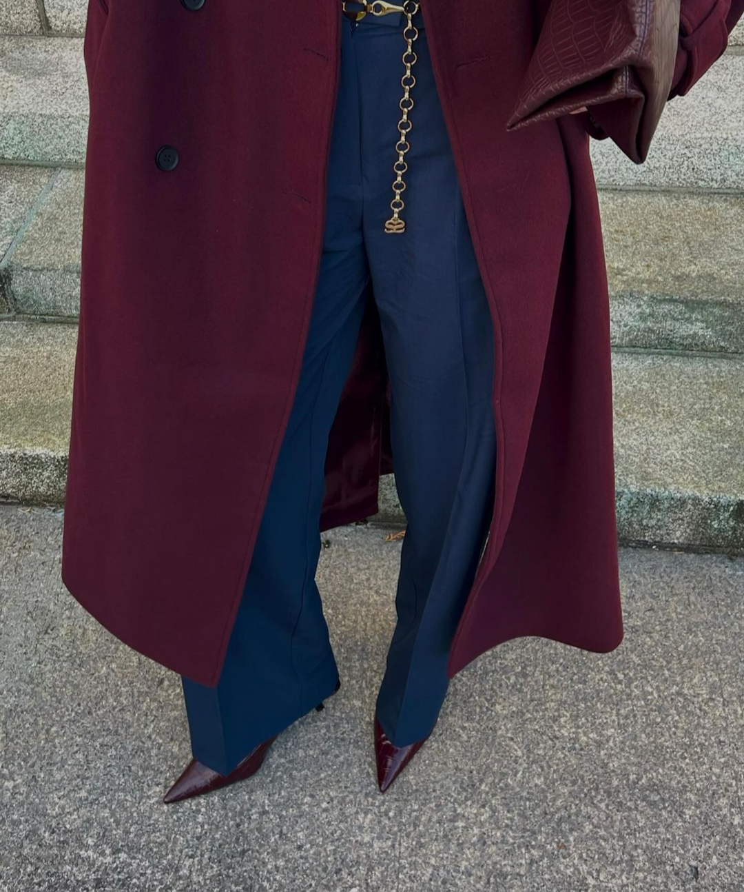 Damen Langer Trench Mantel | Zweireiher