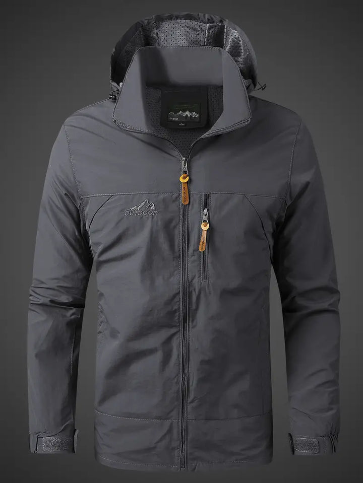 Herren Draußen Jacke mit Kapuze | Wasserdicht