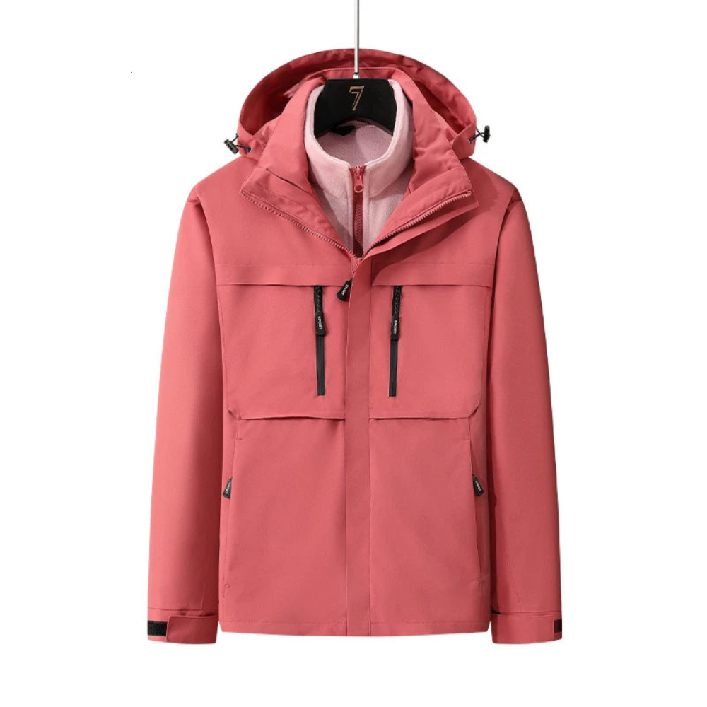 Damen Abnehmbare Innenski-Jacke | Reißverschluss