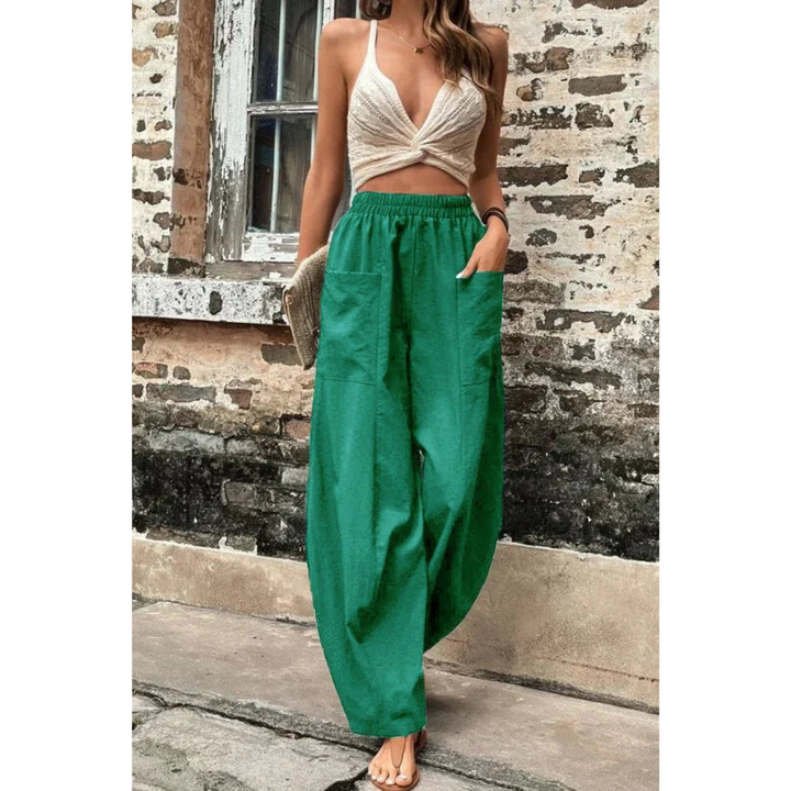 Damen Weite Hosen mit Weitem Bein | Lässig